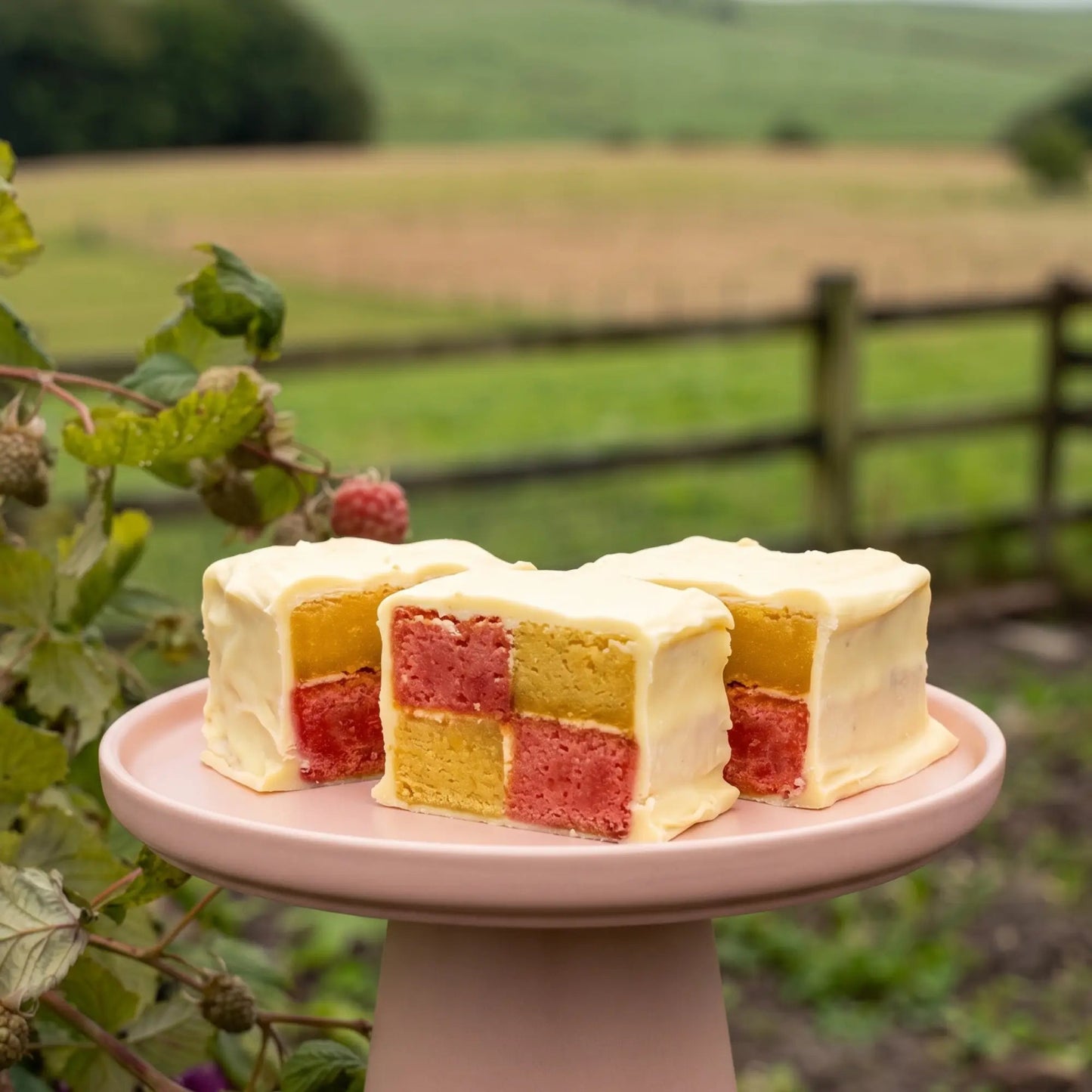Battenberg Blondie Cake - Brownie Heaven