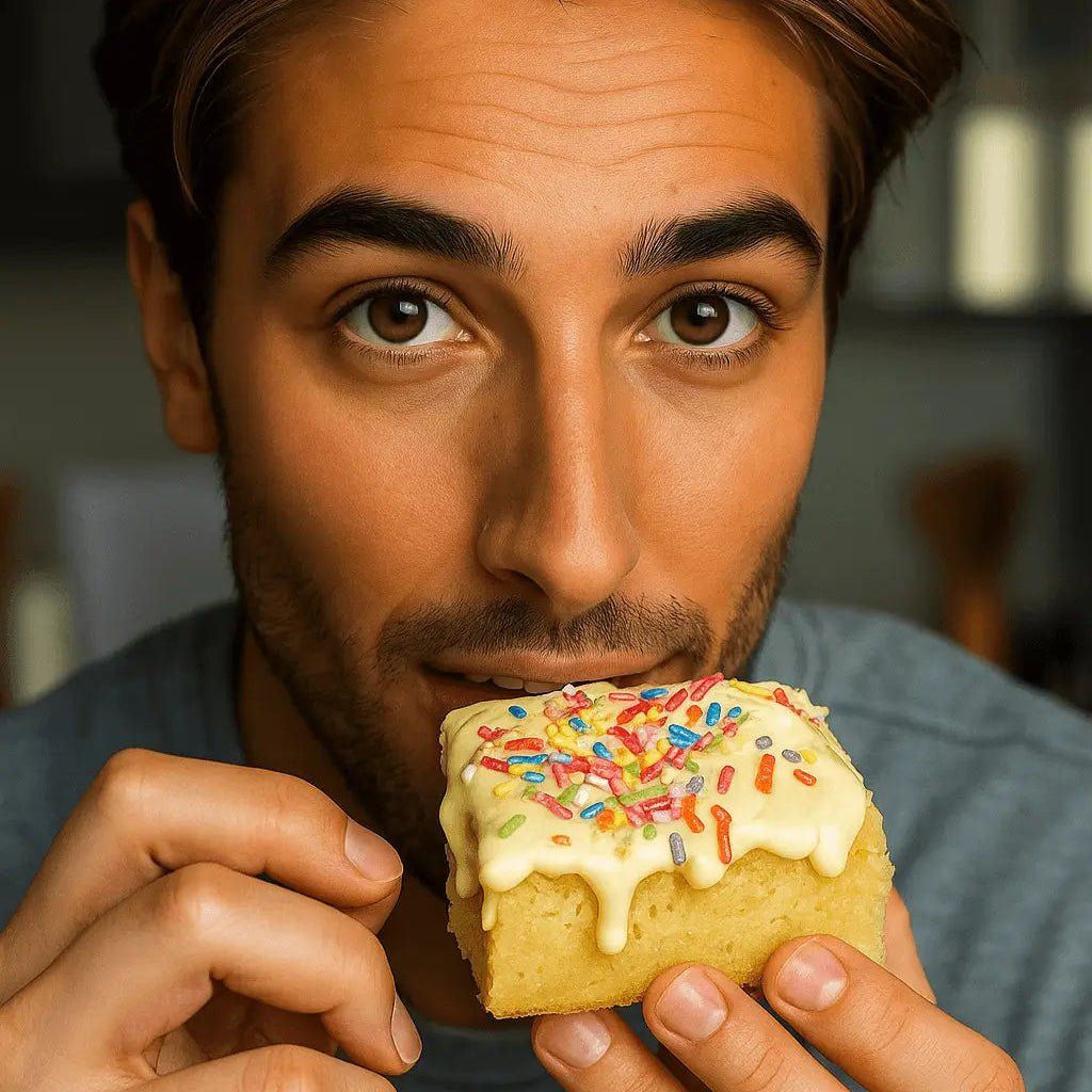 Birthday Cake White Chocolate Blondies - A Sweet Celebration in Every Bite 🎉🍰 - Brownie Heaven