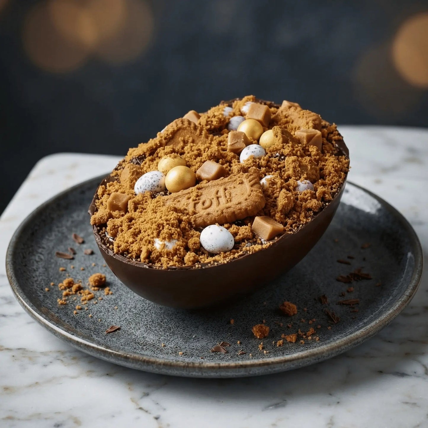 Biscoff Billionaires Loaded Easter Egg 🐣 - Brownie Heaven