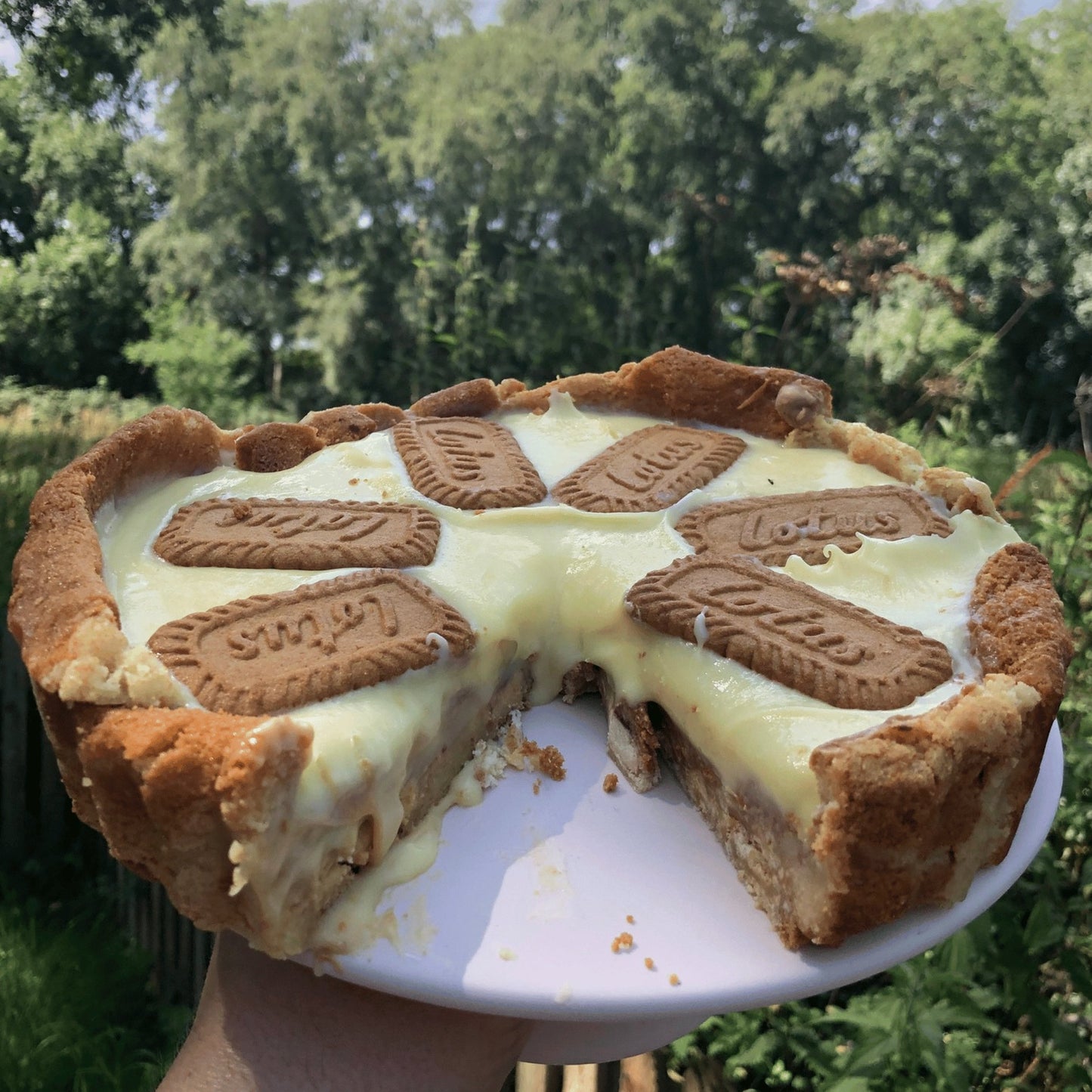 Biscoff & Brownie Deep Dish Tart - Brownie Heaven