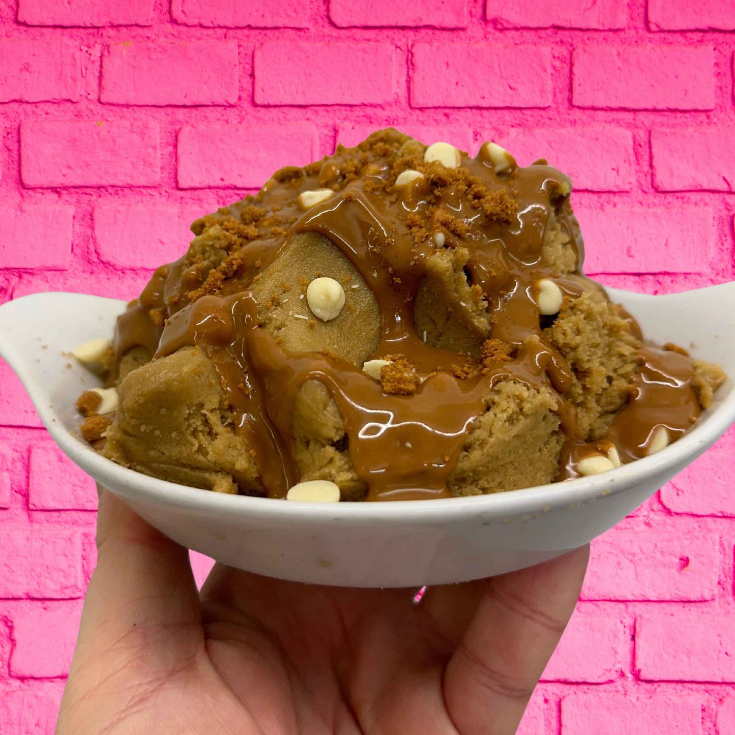 Biscoff Cookie Dough - Ready - to - Eat - Brownie Heaven