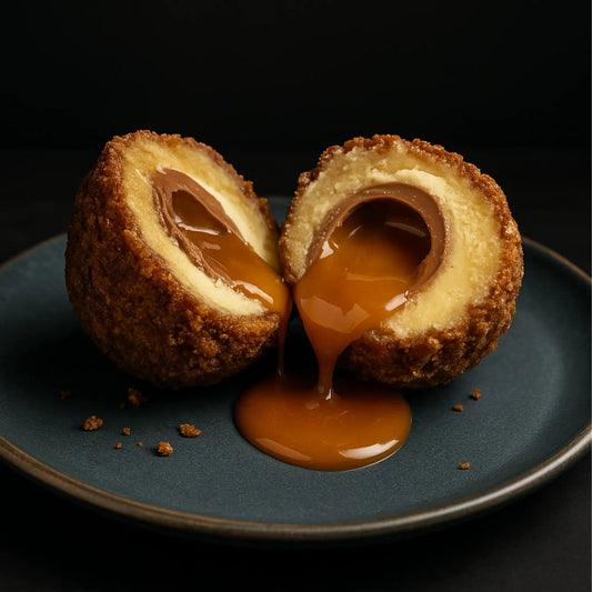Caramel & Cinnamon Blondie Scotch Caramel Egg - Brownie Heaven