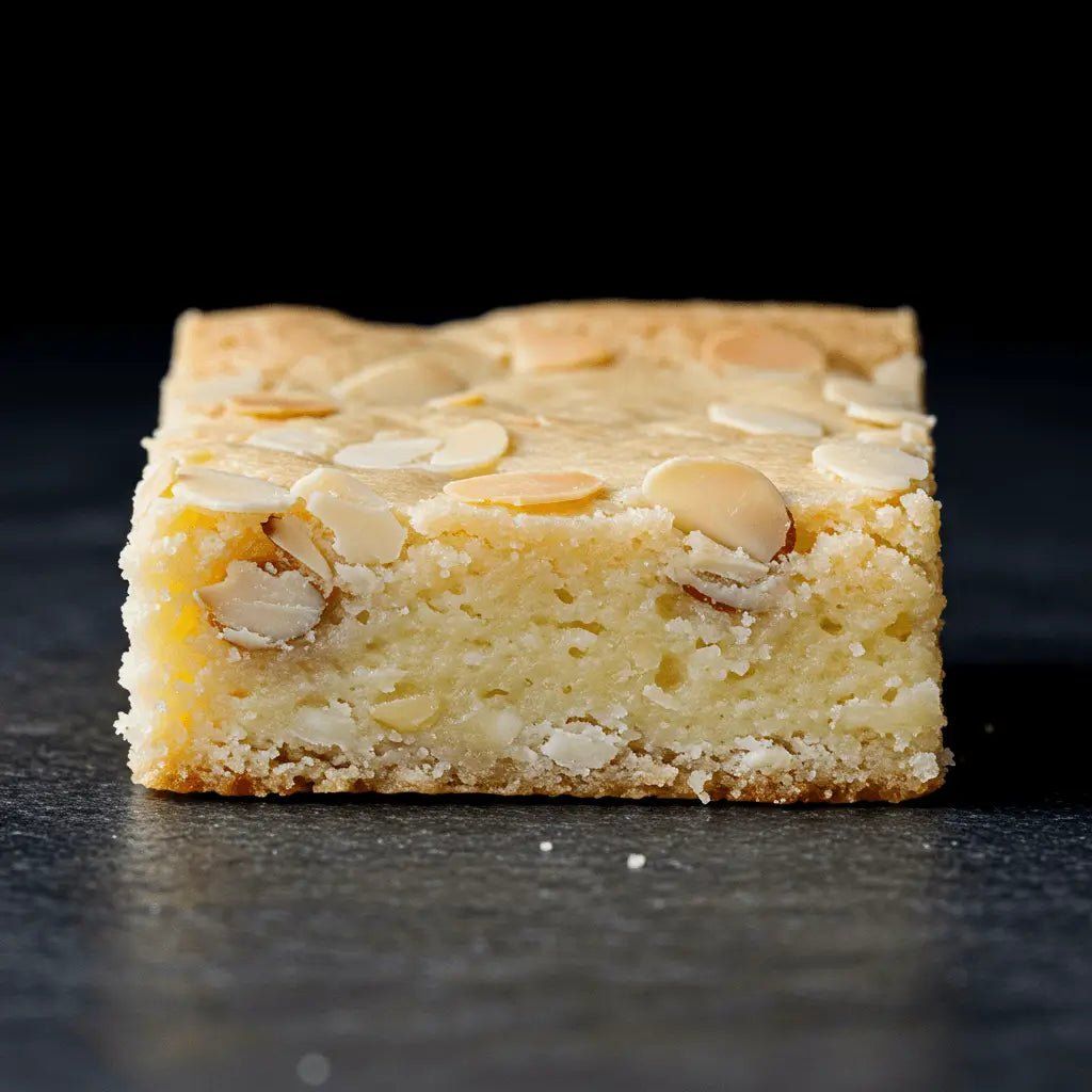 chewy Almond Blondie - Brownie Heaven