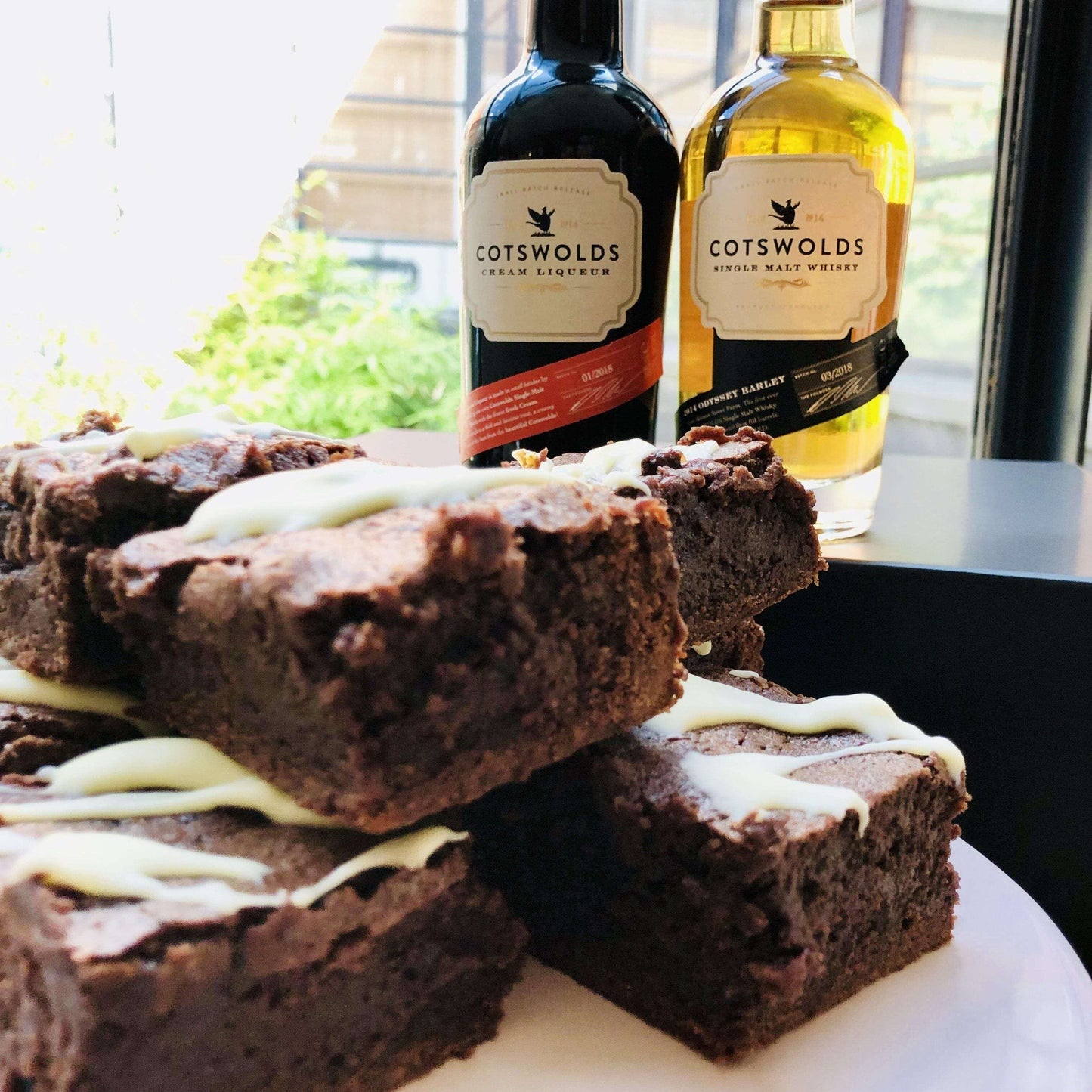 Dark Chocolate Brownies - Chocolate Brownies With Irish Whiskey