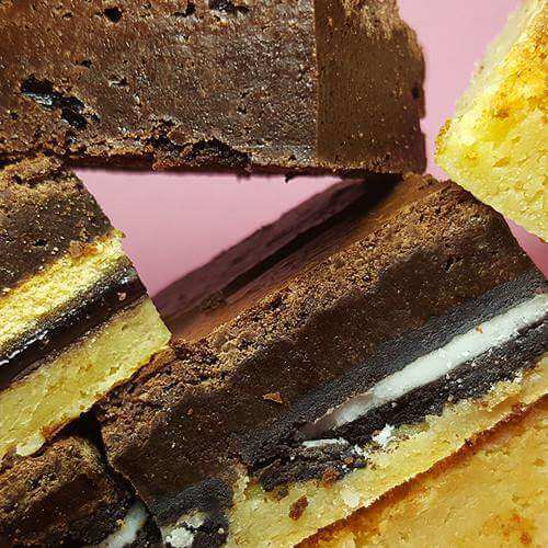 Dark Chocolate Brownies - Mixed Chocolate Brownies - Pre-paid 3 Month Subscription