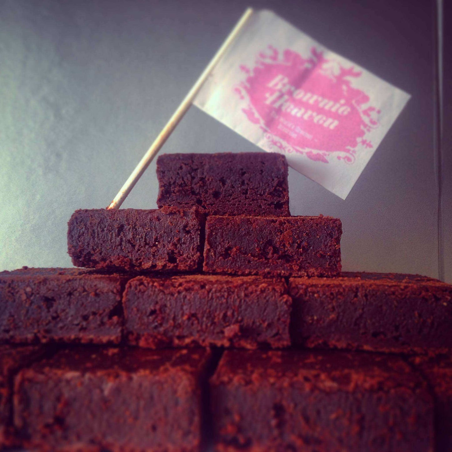 Dark Chocolate Brownies - Mount Everest Cake