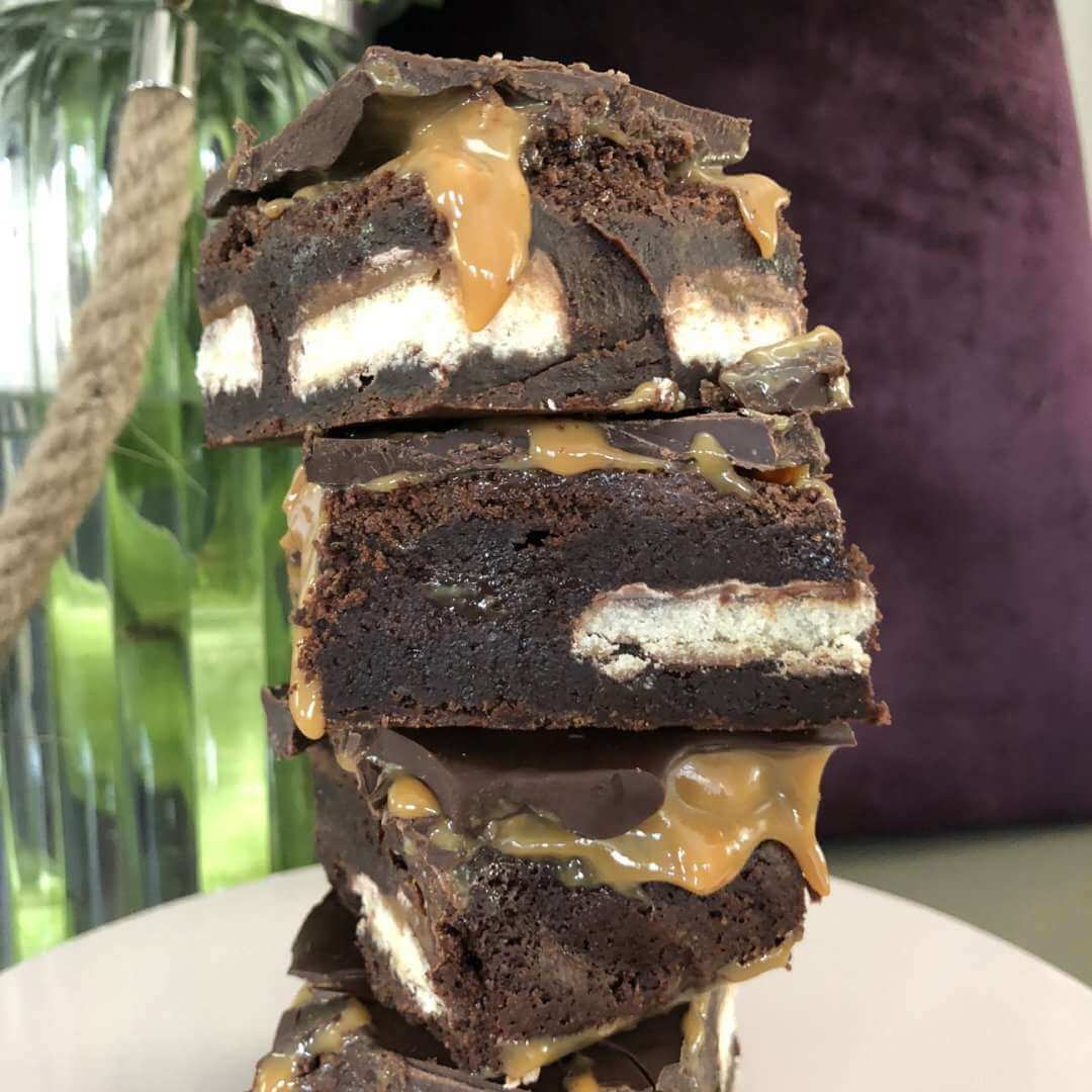 Dark Chocolate Brownies - Stixillionaires Brownies