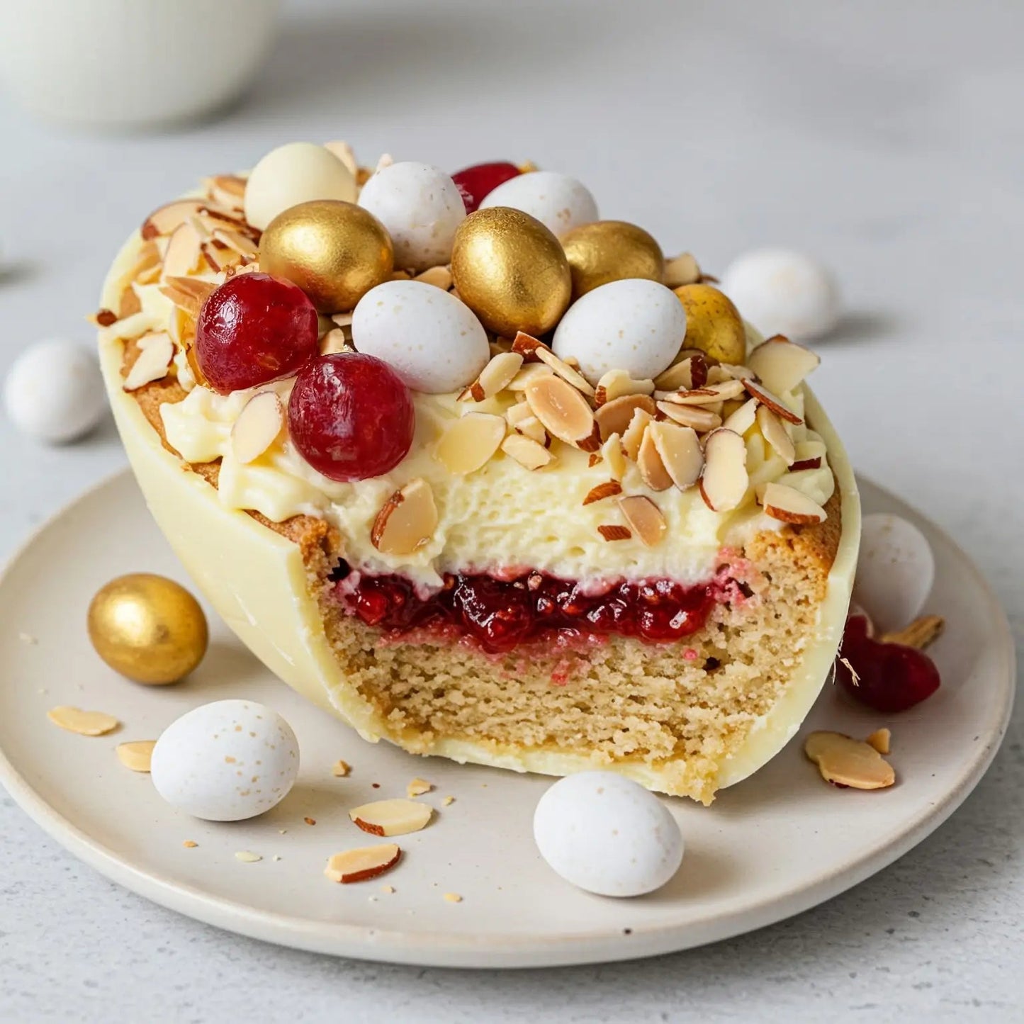 Loaded Bakewell Blondie Easter Egg 🐣 - Brownie Heaven