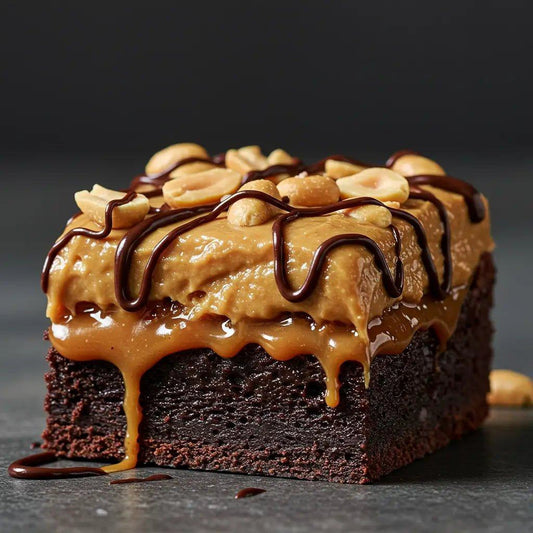 Loaded Peanut Butter Brownies - Brownie Heaven