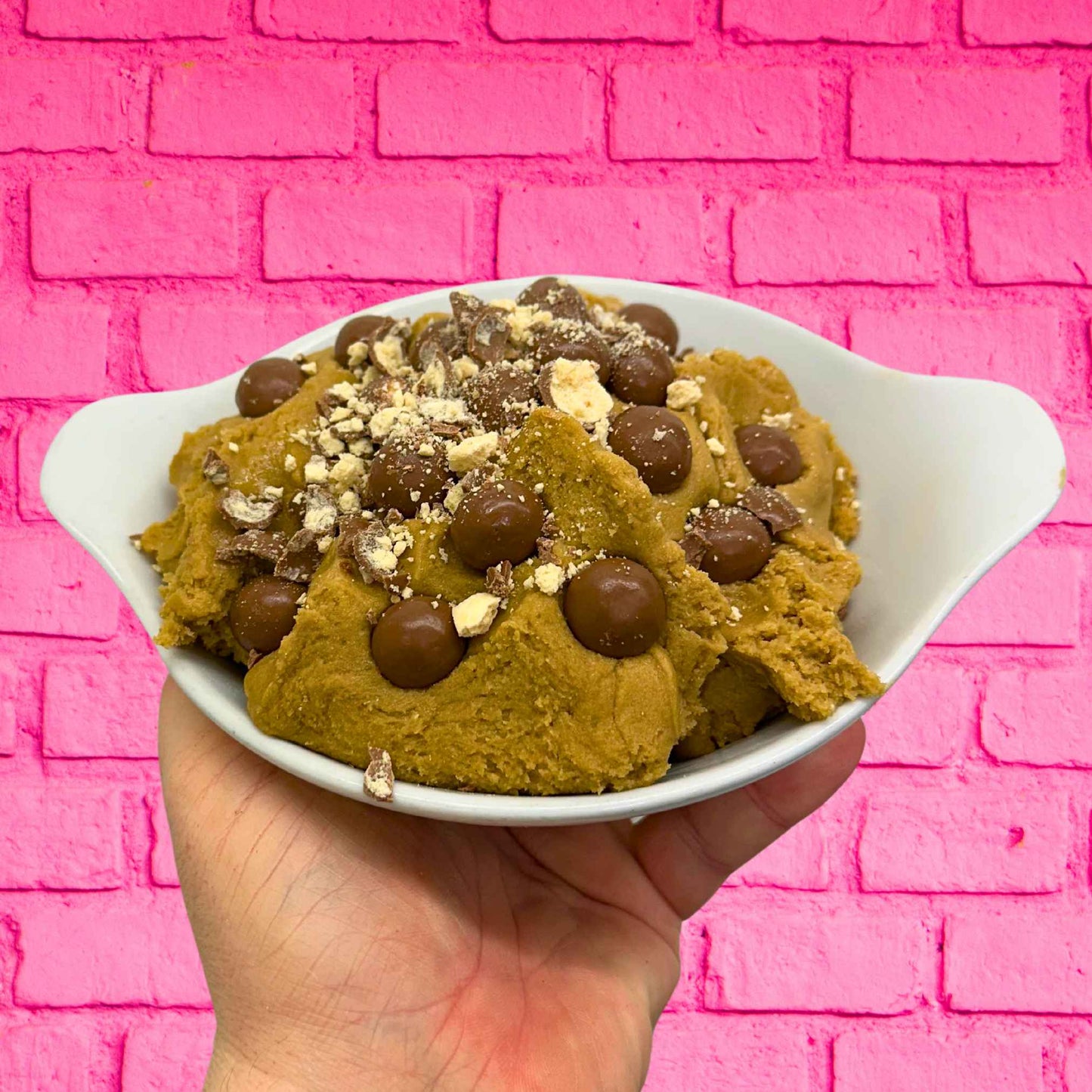 Malty Maltesers Cookie Dough - Ready - to - Eat - Brownie Heaven