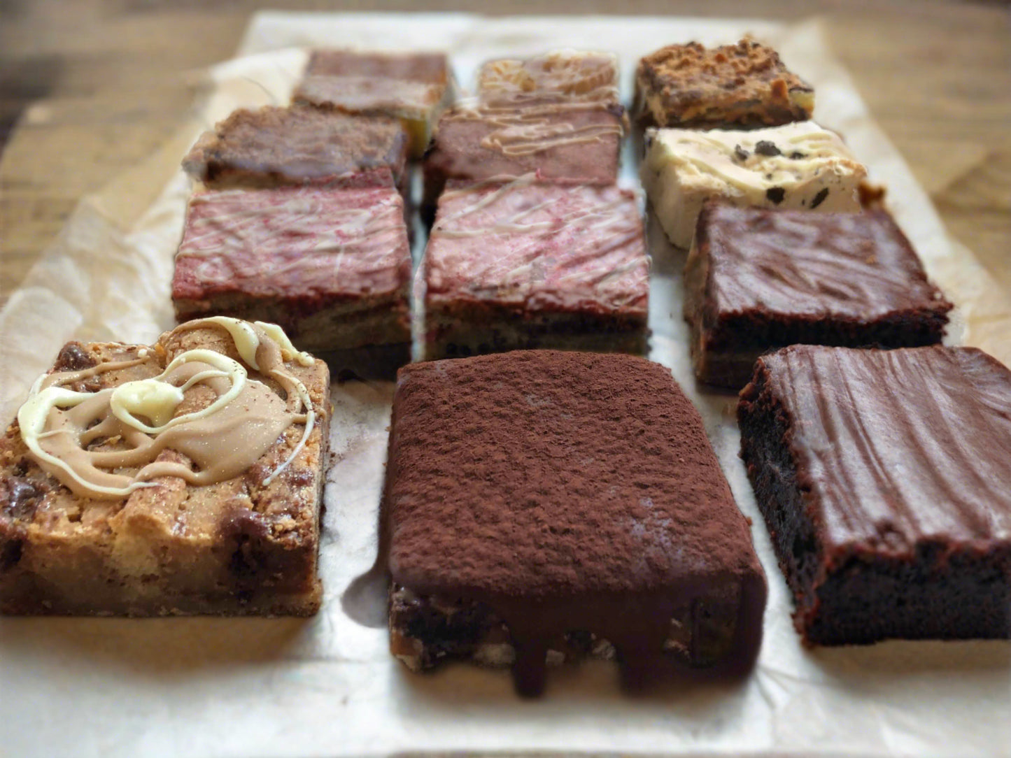Mixed Selections of Chocolate Brownies - Brownie Heaven