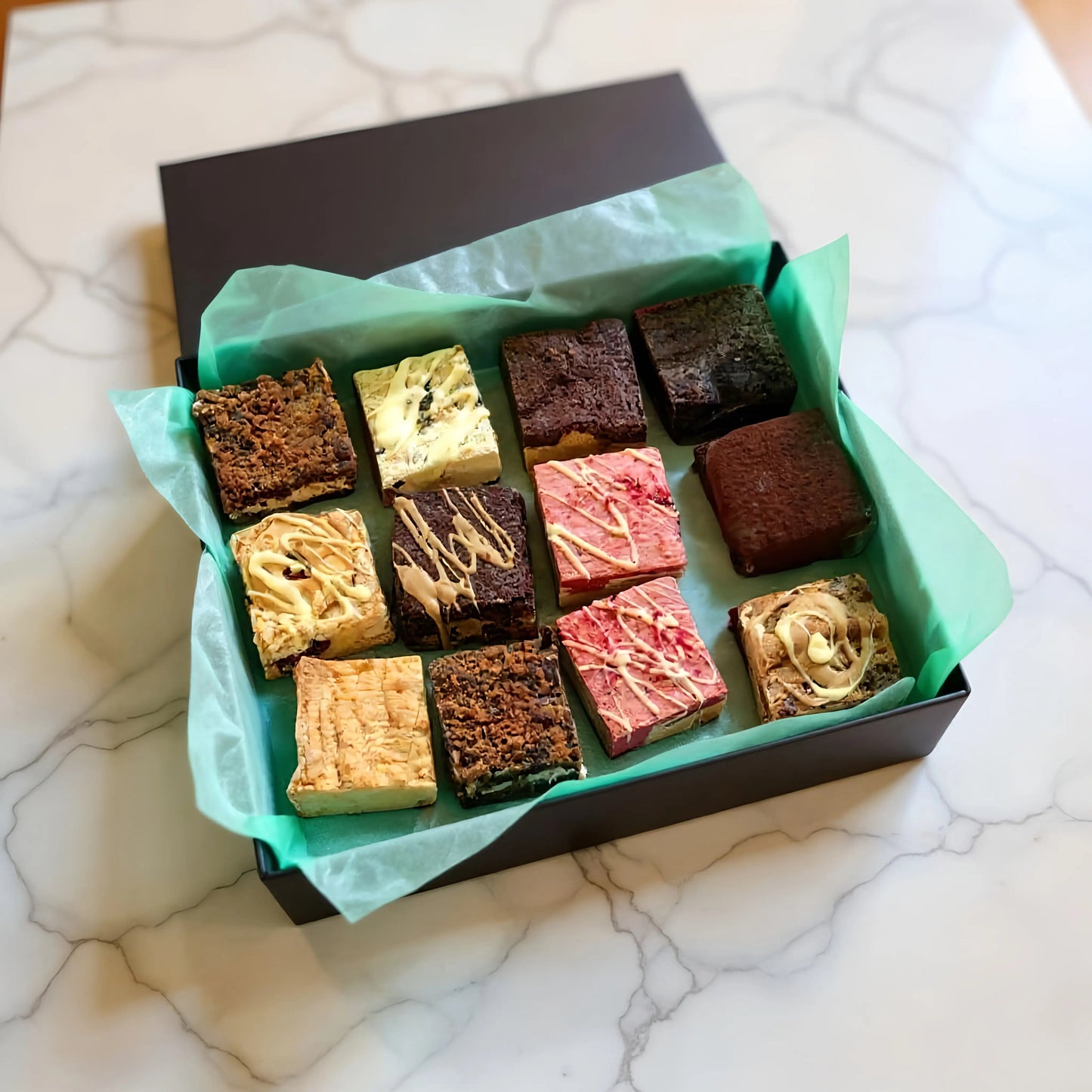 Mixed Selections of Chocolate Brownies – A Surprise in Every Bite! 🍫🍪 - Brownie Heaven