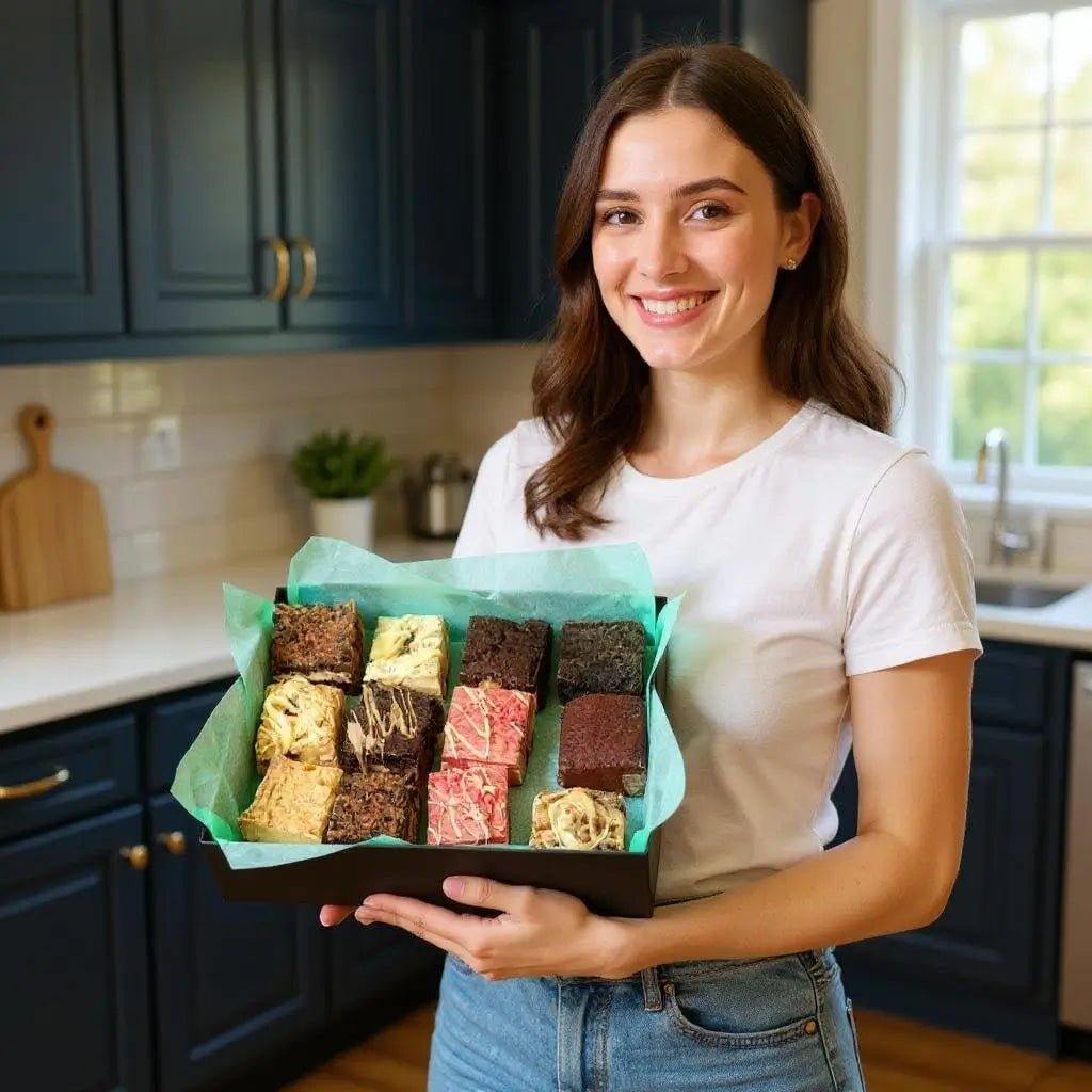 Mixed Selections of Chocolate Brownies – A Surprise in Every Bite! 🍫🍪 - Brownie Heaven