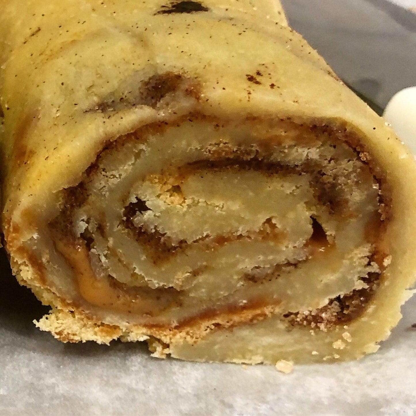 White Belgium Chocolate Blondies - Caramel Chocolate & Cinnamon Swirl Twice Baked Blondies