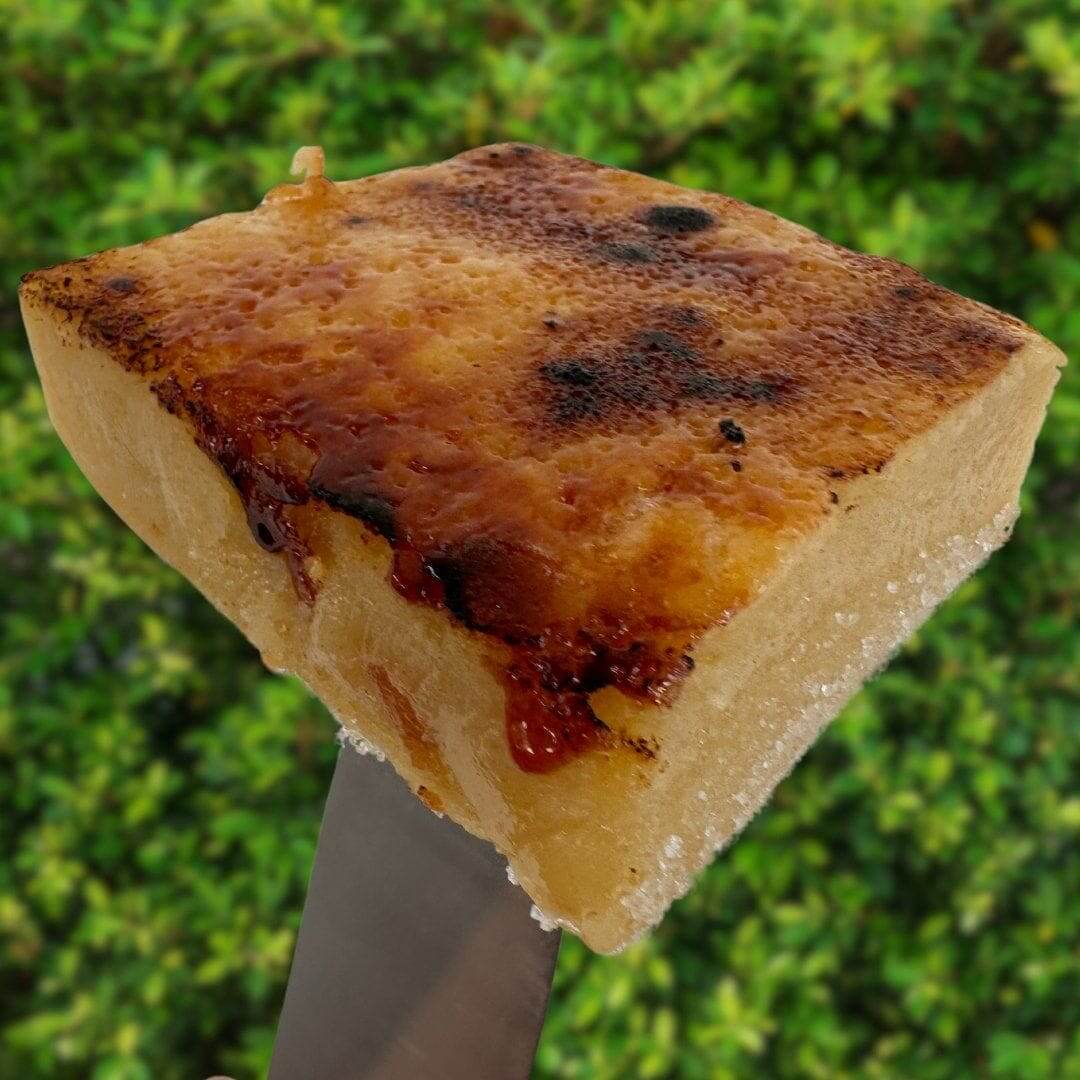 White Belgium Chocolate Blondies - Crème Brûlée White Chocolate Blondie