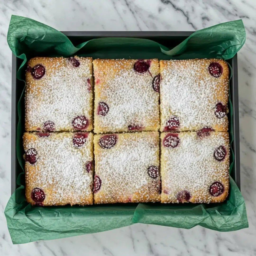 Cherry Cherry Blondies – A Very Cherry Overload 🍒🍒