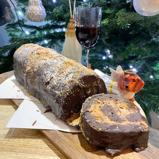 Biscoff Brownie Chocolate Log – A Festive Delight Like No Other 🎄🍫 - Brownie Heaven