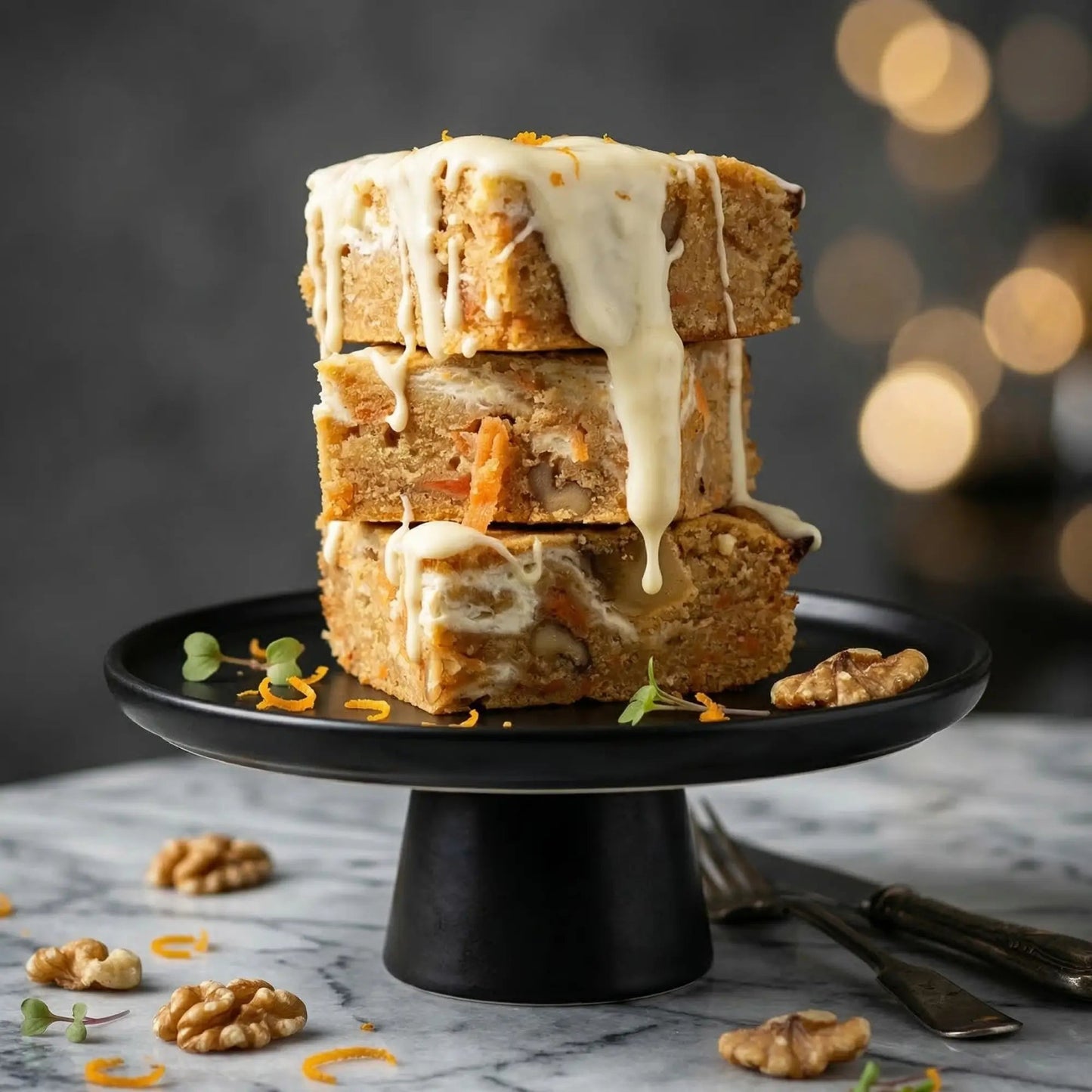 Carrot Cake White Chocolate Blondies – A Sweet Twist on a Classic 🍰🥕 - Brownie Heaven