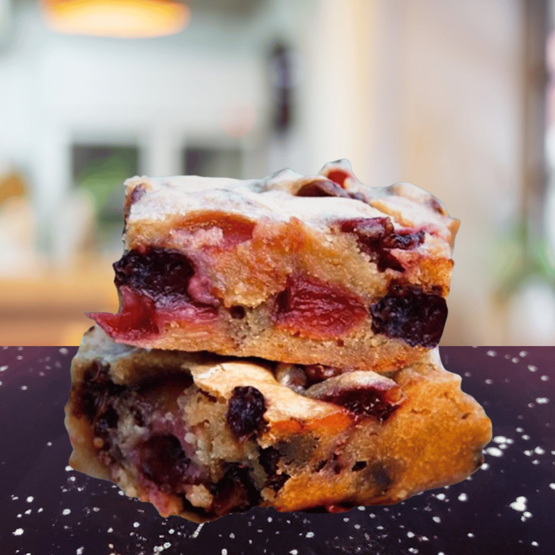 Cherry Cherry Blondies - Brownie Heaven