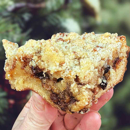 Christmas - Mincemeat Crumble Blondie With Brandy Butter & Biscoff