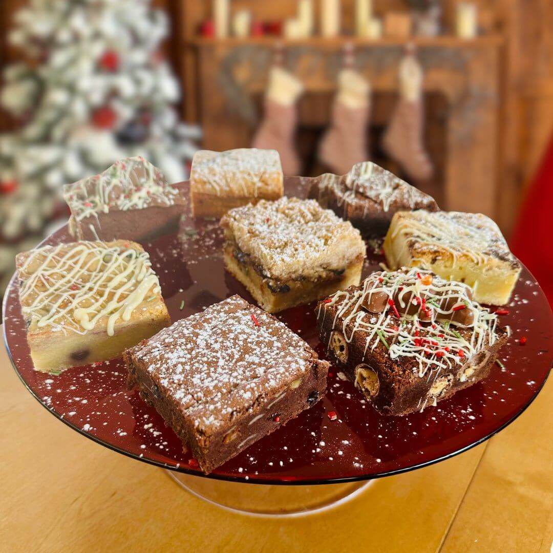 Weihnachts-Brownies-Kollektion