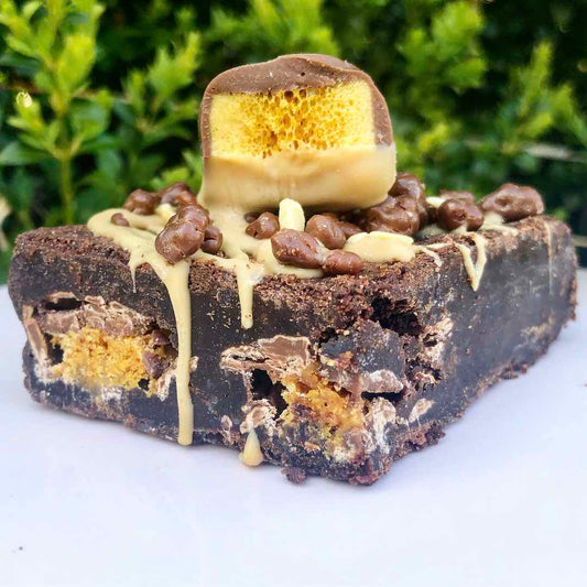 Dark Chocolate Brownies - Crunchie Brownie