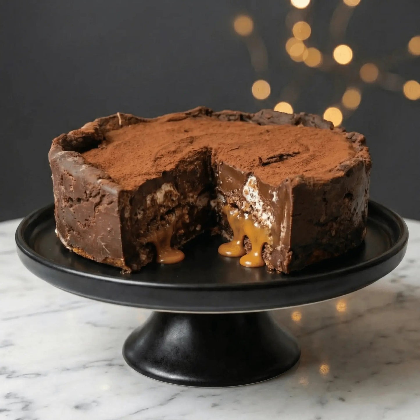 Double Decker Pie - Brownie Heaven