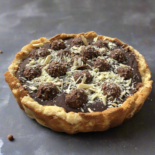 Ferrero Rocher & Nutella Deep Dish Tart - Brownie Heaven