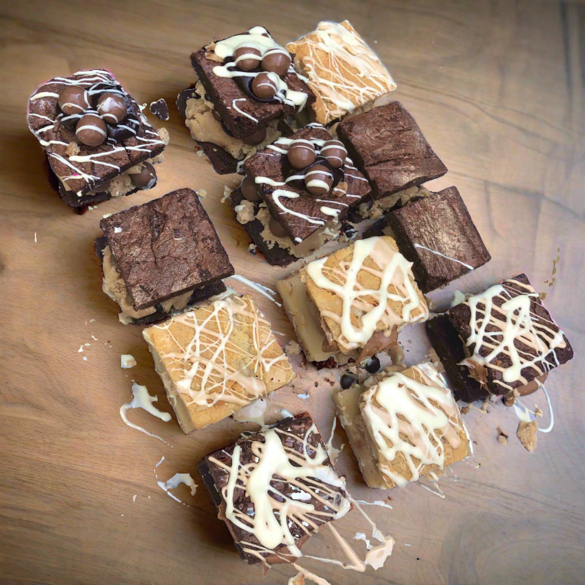 Gift Ideas - Mixed Selection Of Cookie Dough Brownies