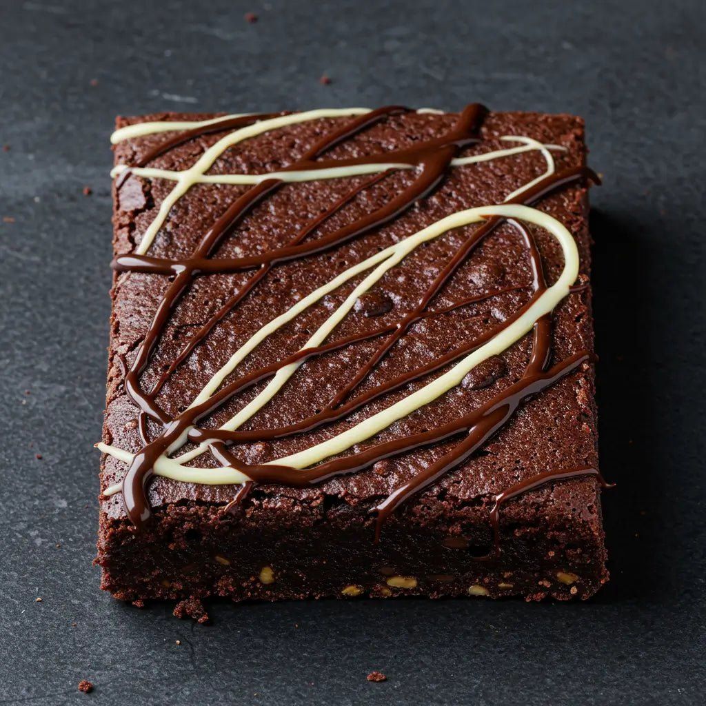 Hazelnut Praline & Miso Dark Chocolate Brownie 🌰🍯 - Brownie Heaven
