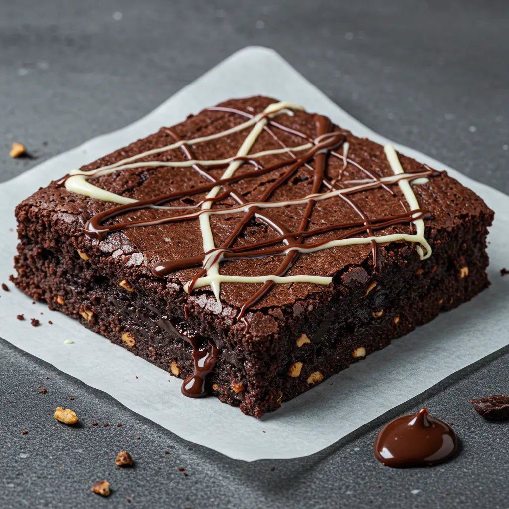Hazelnut Praline & Miso Dark Chocolate Brownie 🌰🍯 - Brownie Heaven