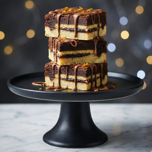 Jaffa Cake Slutty Blondie Brownies – A Zesty Twist on a Classic 🍊🍫 - Brownie Heaven