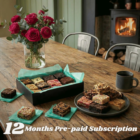 Mixed Chocolate Brownies - Pre - paid 12 Month Subscription - Brownie Heaven
