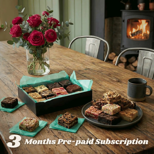 Mixed Chocolate Brownies - Pre - paid 3 Month Subscription - Brownie Heaven