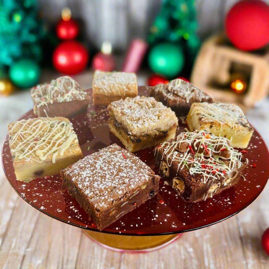 Mixed Selection of Christmas Brownies - Brownie Heaven