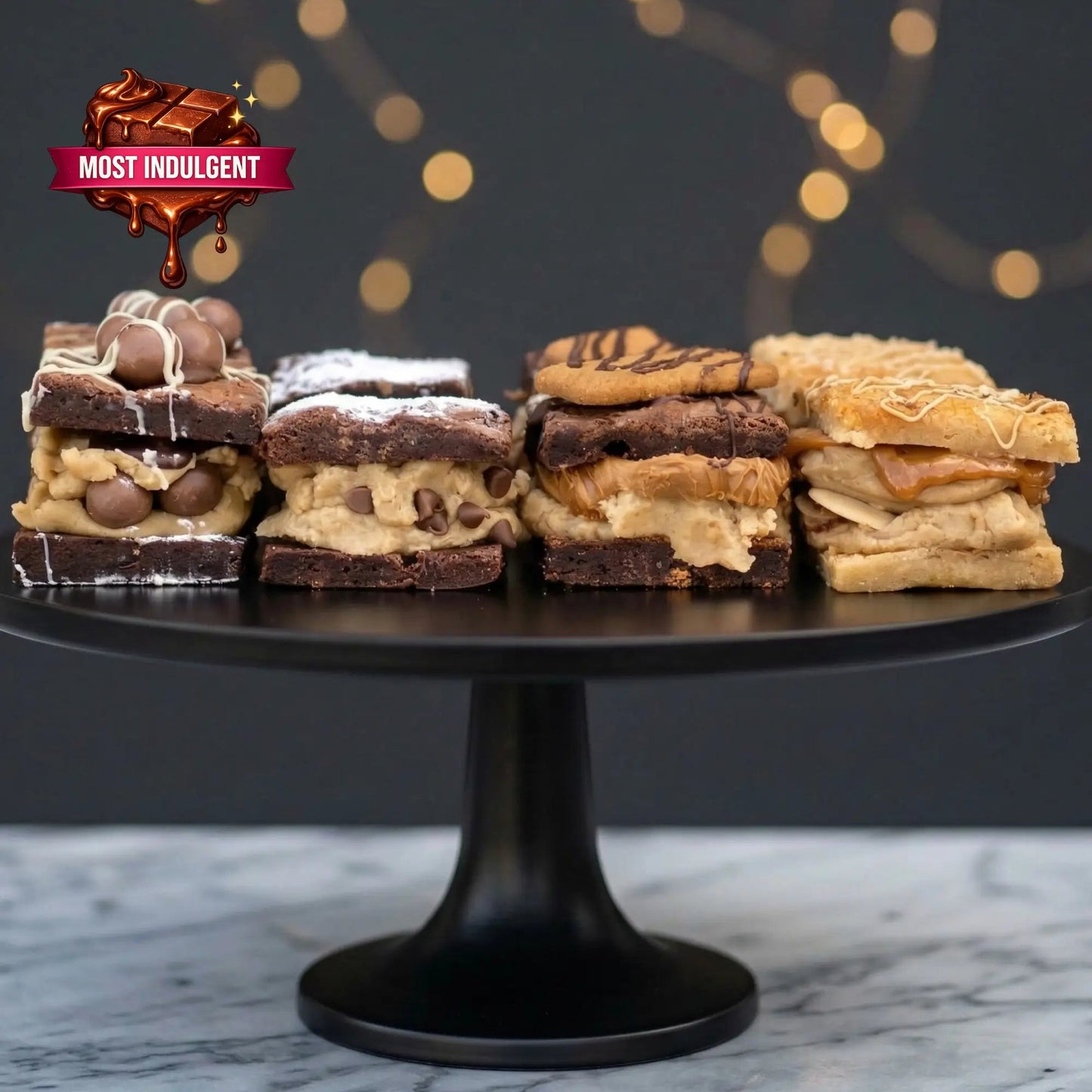 Mixed Selection of Cookie Dough Brownies - Overstuffed Gooey Delights 🍫🍪 - Brownie Heaven