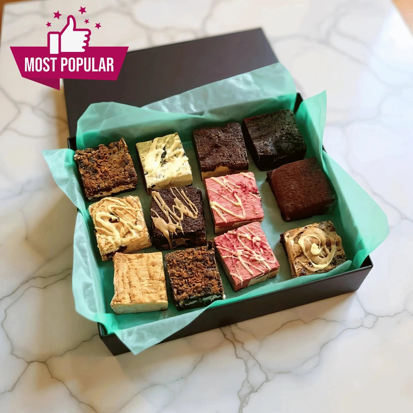 Mixed Selections of Chocolate Brownies – A Surprise in Every Bite! 🍫🍪 - Brownie Heaven