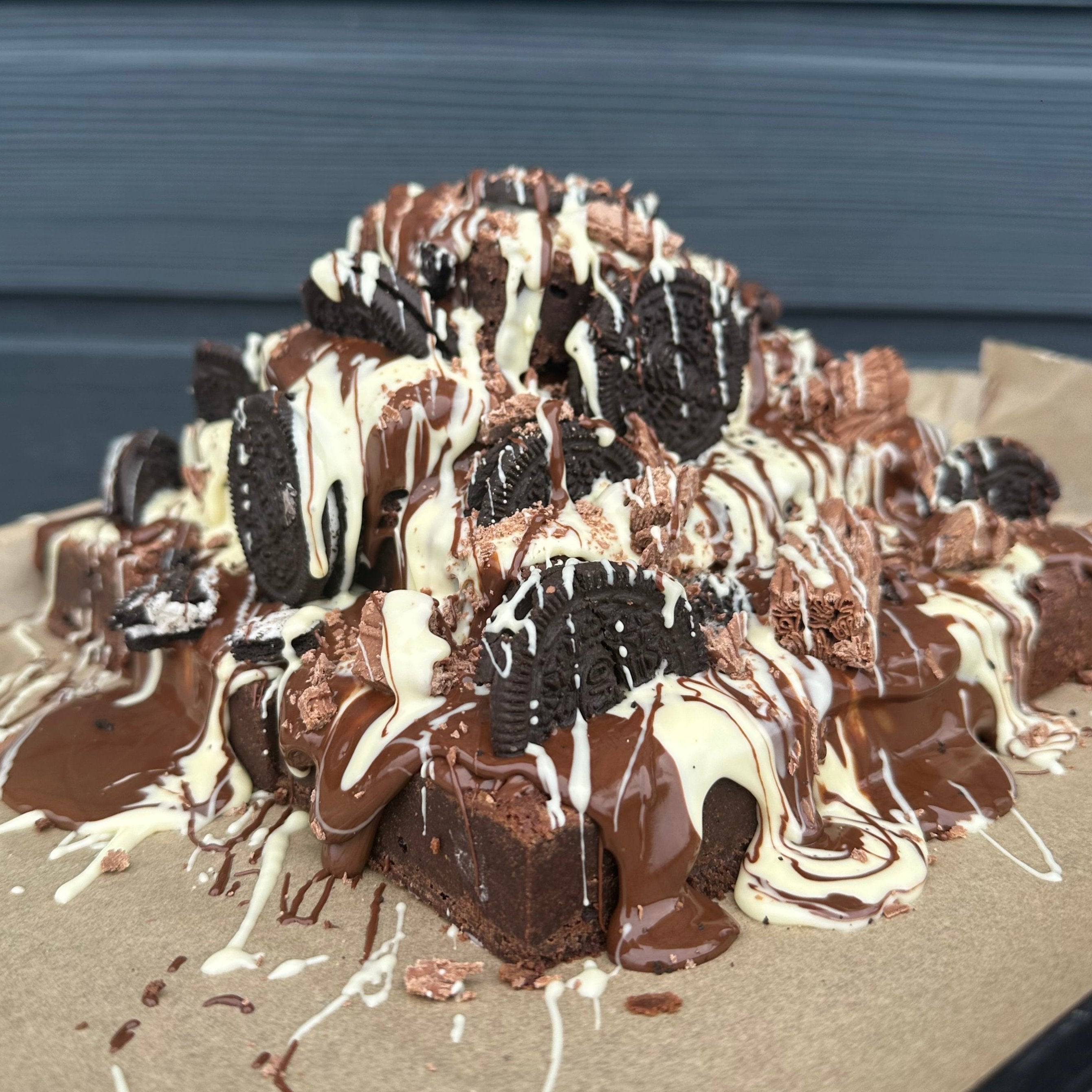 Oreo Party Stack Oreo & Nutella Loaded Brownie Mount Stack 🆕 (16 | 30 or 55 Brownies ...