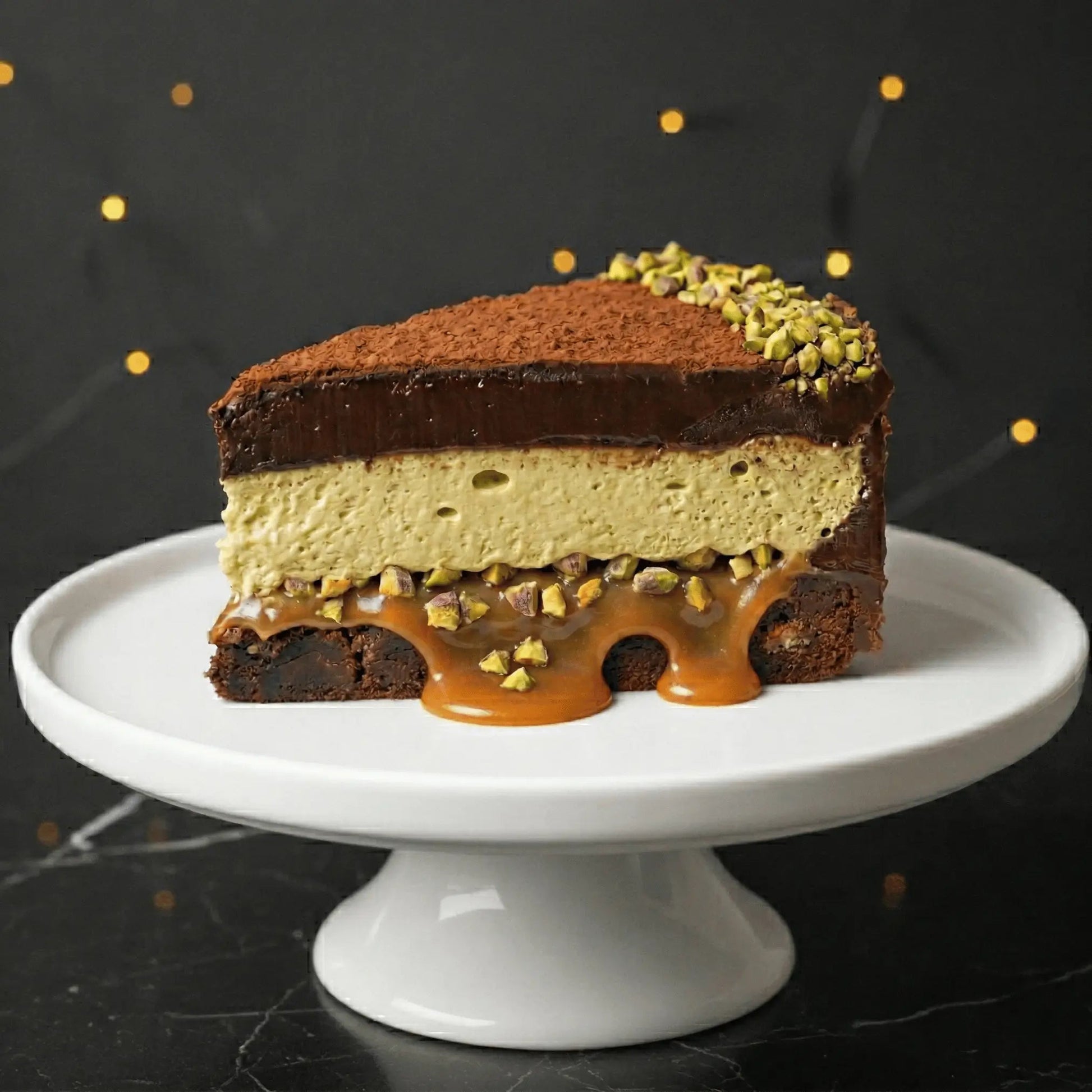 Pistachio Snickers Kneemelter Slice (Limited Drop) - Brownie Heaven