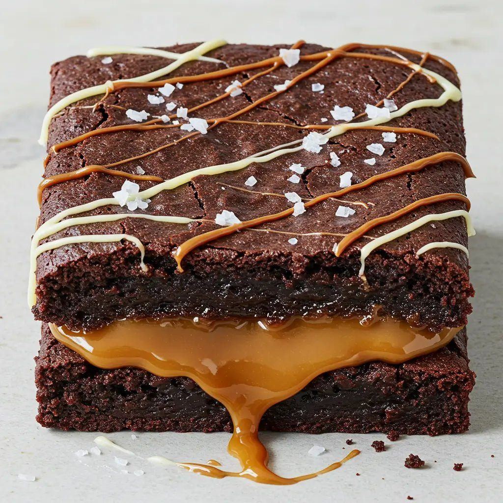 Salted Caramel Brownies - Brownie Heaven