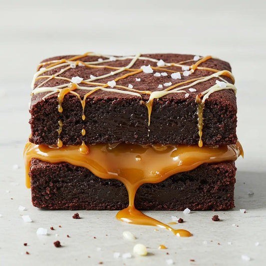 Salted Caramel Brownies - Brownie Heaven