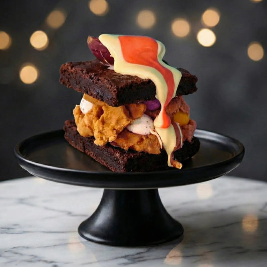 Shell Shocked - Creme Egg & Mini Egg Cookie Dough Brownie - Brownie Heaven