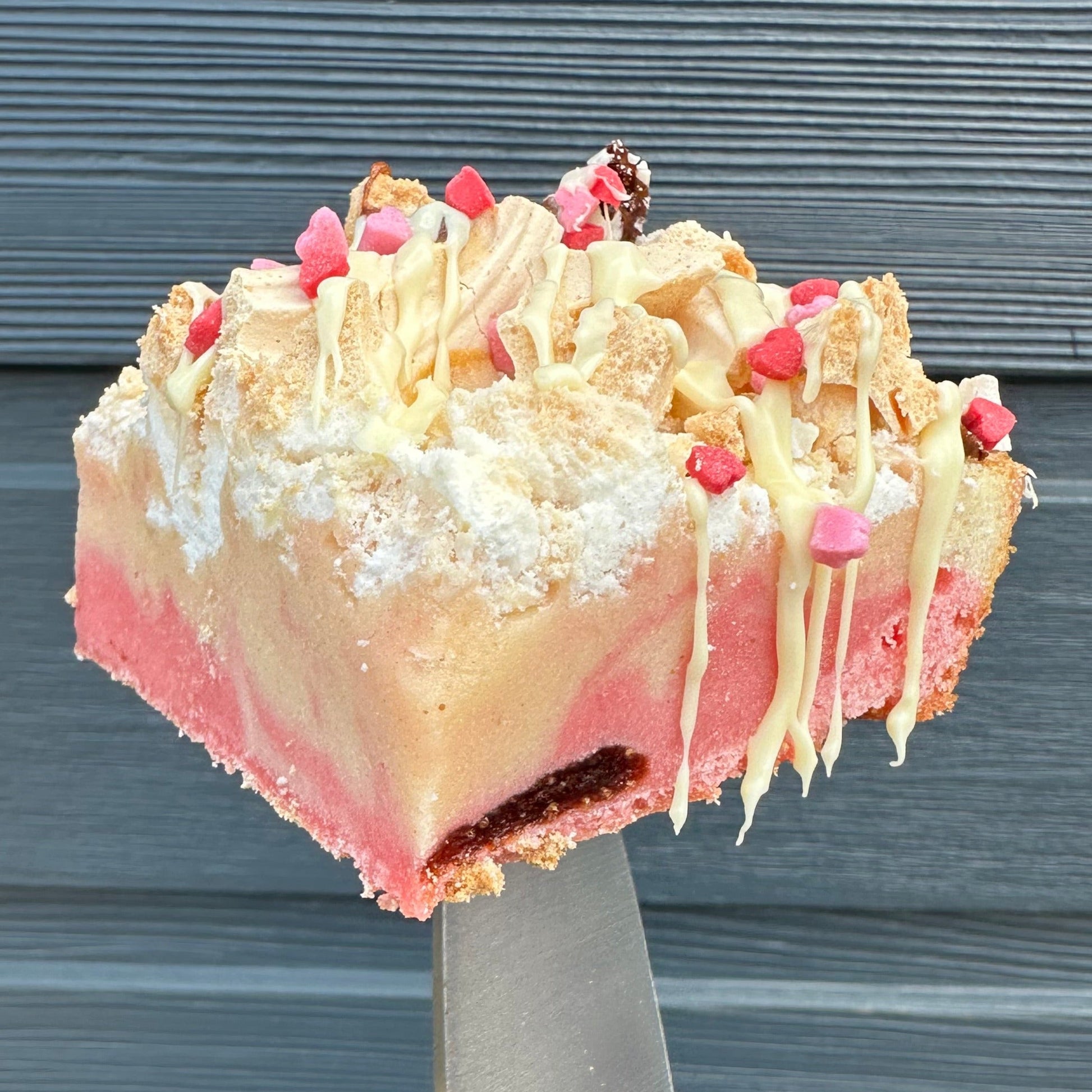 Strawberry Eton Mess Blondie - Brownie Heaven