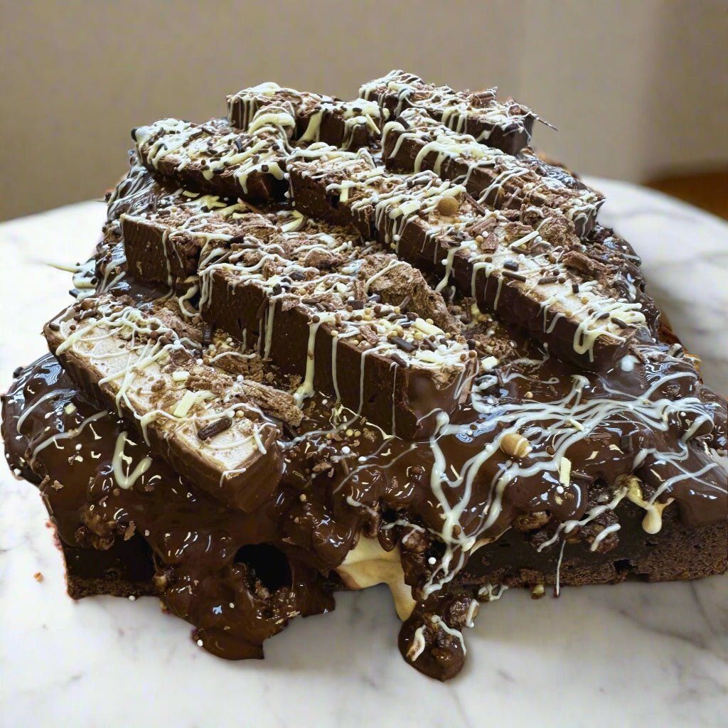 The Slab of the Month - Double Double Decker - Subscription - Brownie Heaven