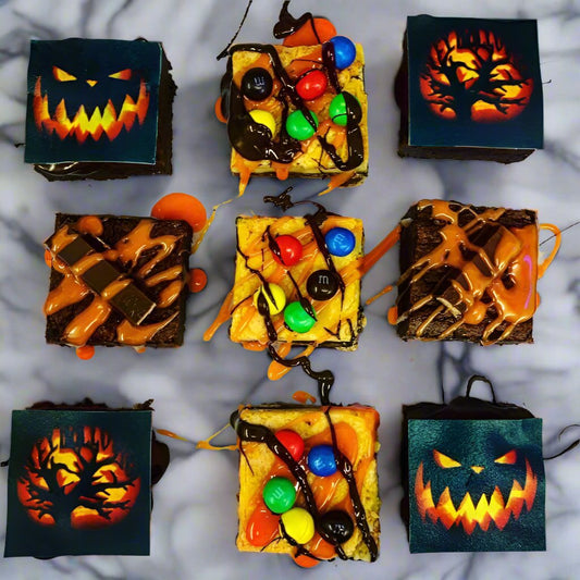 Trick or Treat Halloween Brownies