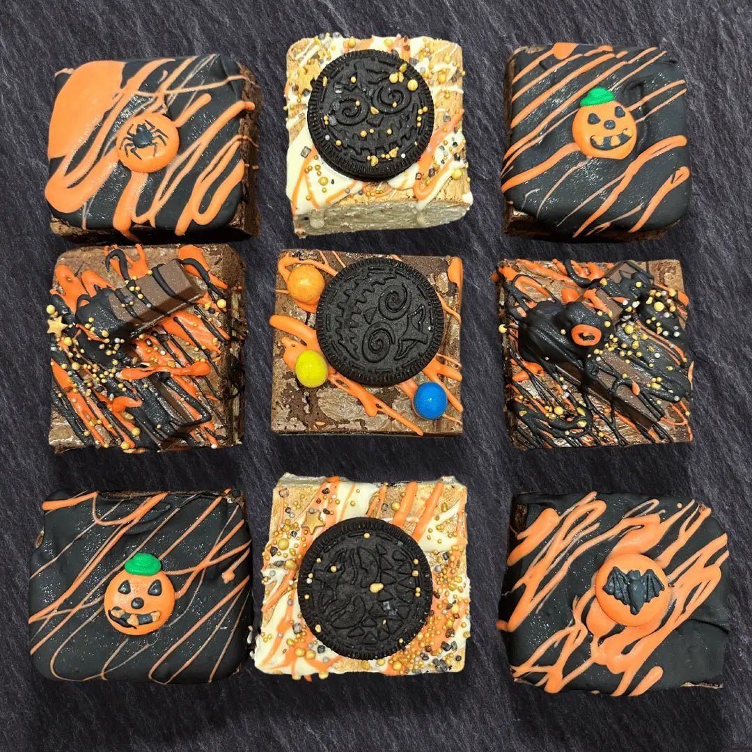 Trick Or Treat Halloween Brownies