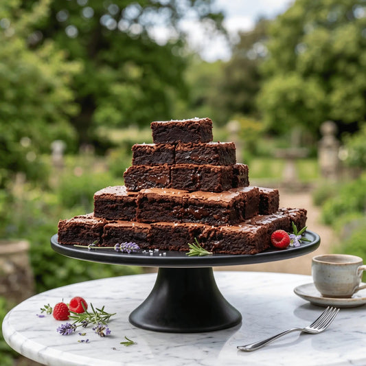 Vegan Brownie Chocolate Mountain - Brownie Heaven