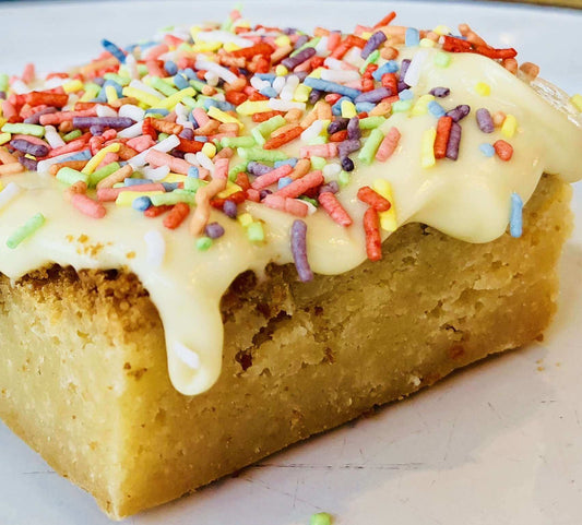 Birthday Cake Blondies - Subscription - Brownie Heaven