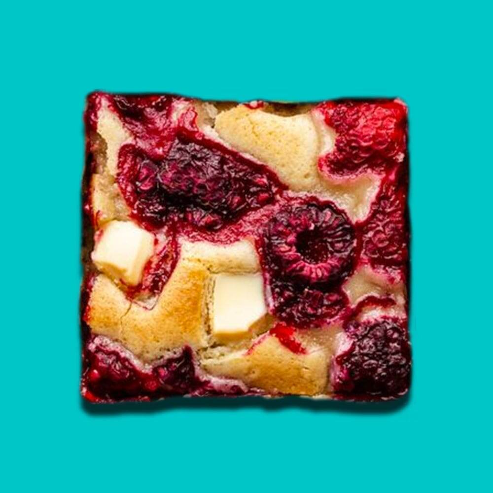 White Chocolate & Raspberry Blondies Brownie Heaven